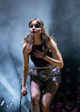 Lauren Mayberry lead singer of chvrches